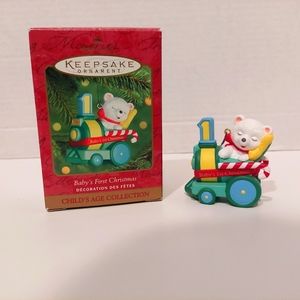 Vintage Hallmark ornament "Babys first Christmas"